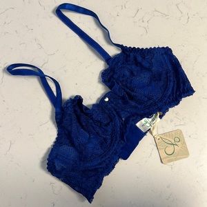 Clo Intimo Fortuna Bra 32B Royal Blue